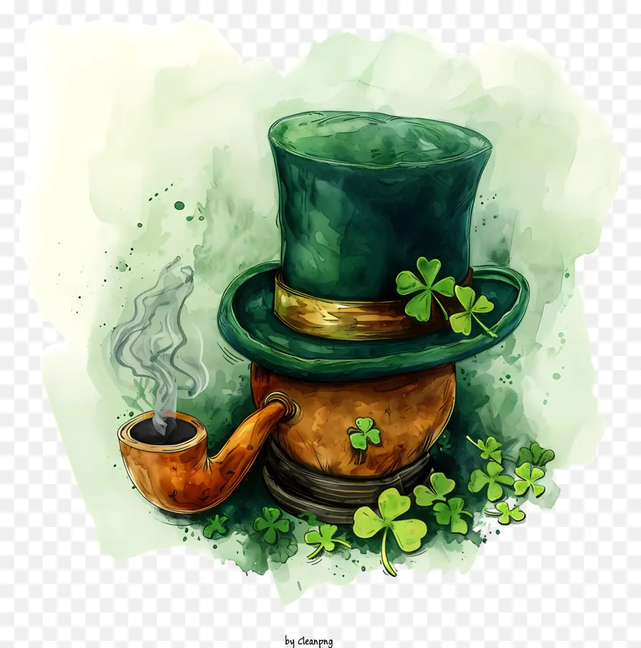 Quadro Do Dia De St Patricks，Pot Of Gold PNG