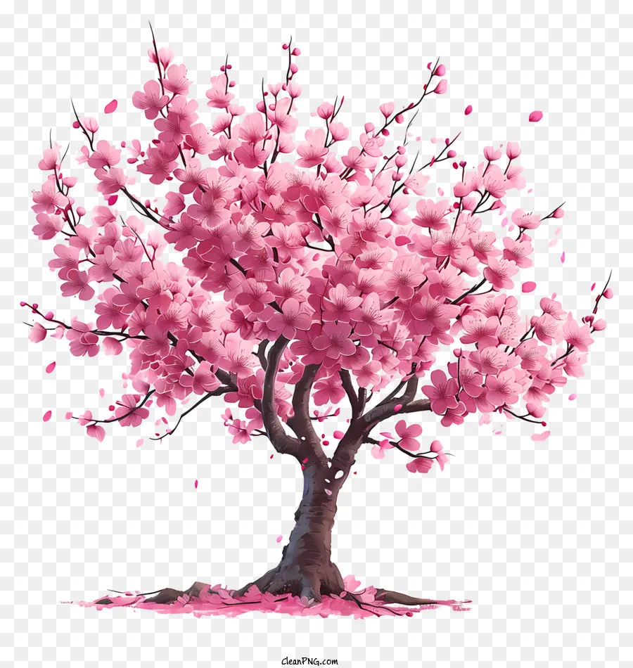 árvore De Flor De Cerejeira Pastel，Flor De Cereja árvore PNG