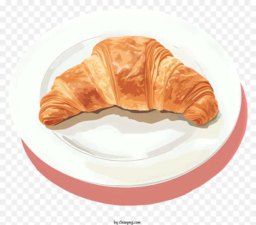 Croissant，Flaky PNG