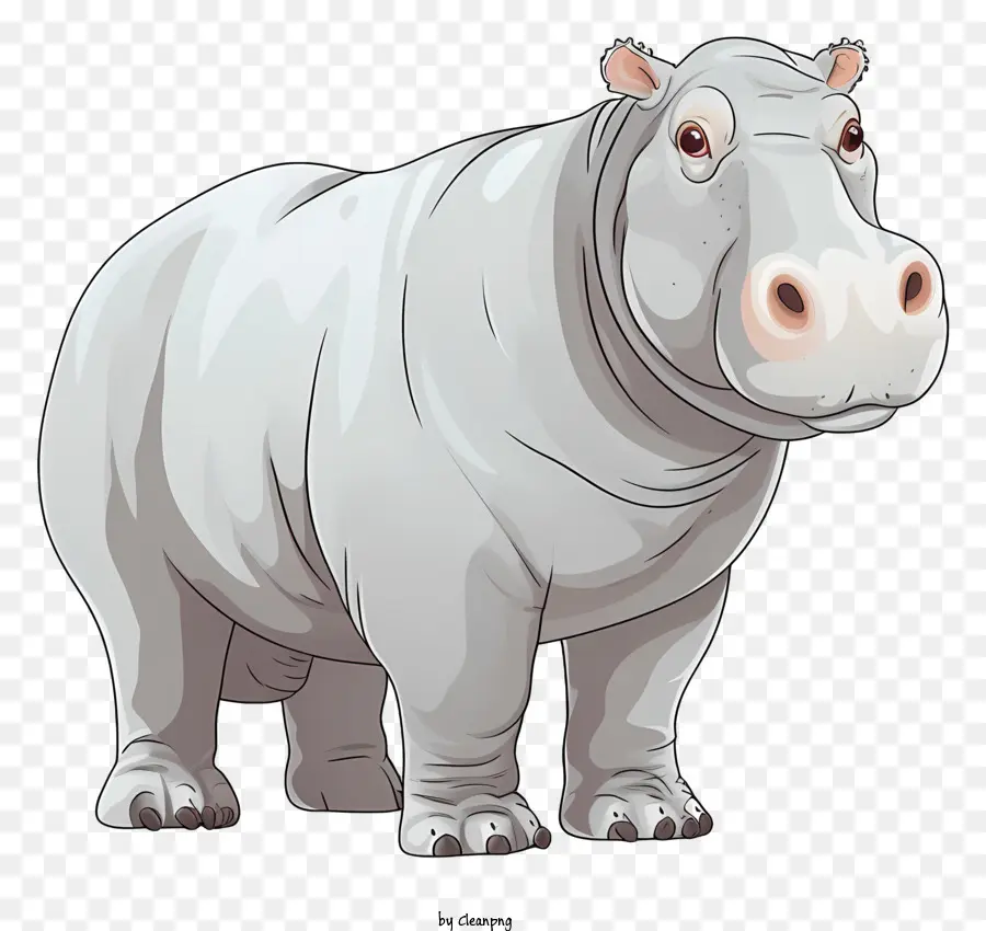 Hippo，Hipopótamo Dos Desenhos Animados PNG
