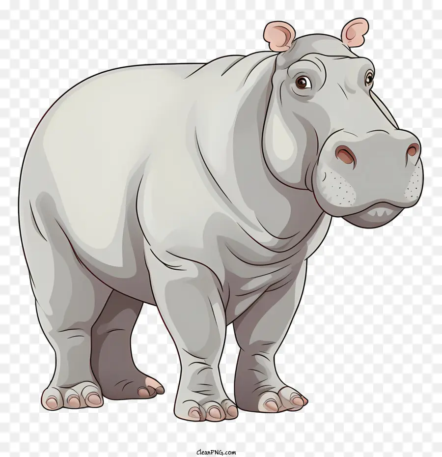 Hippo，Campo De Grama PNG