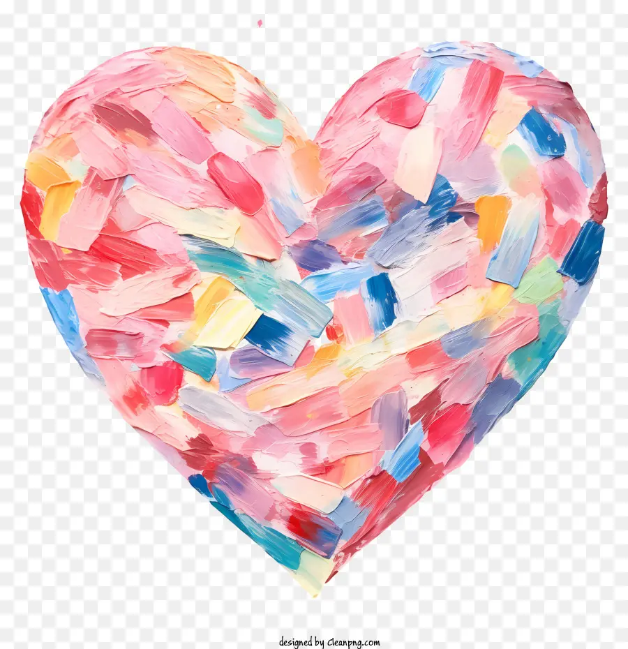 Coração，Pintura Do Coração PNG