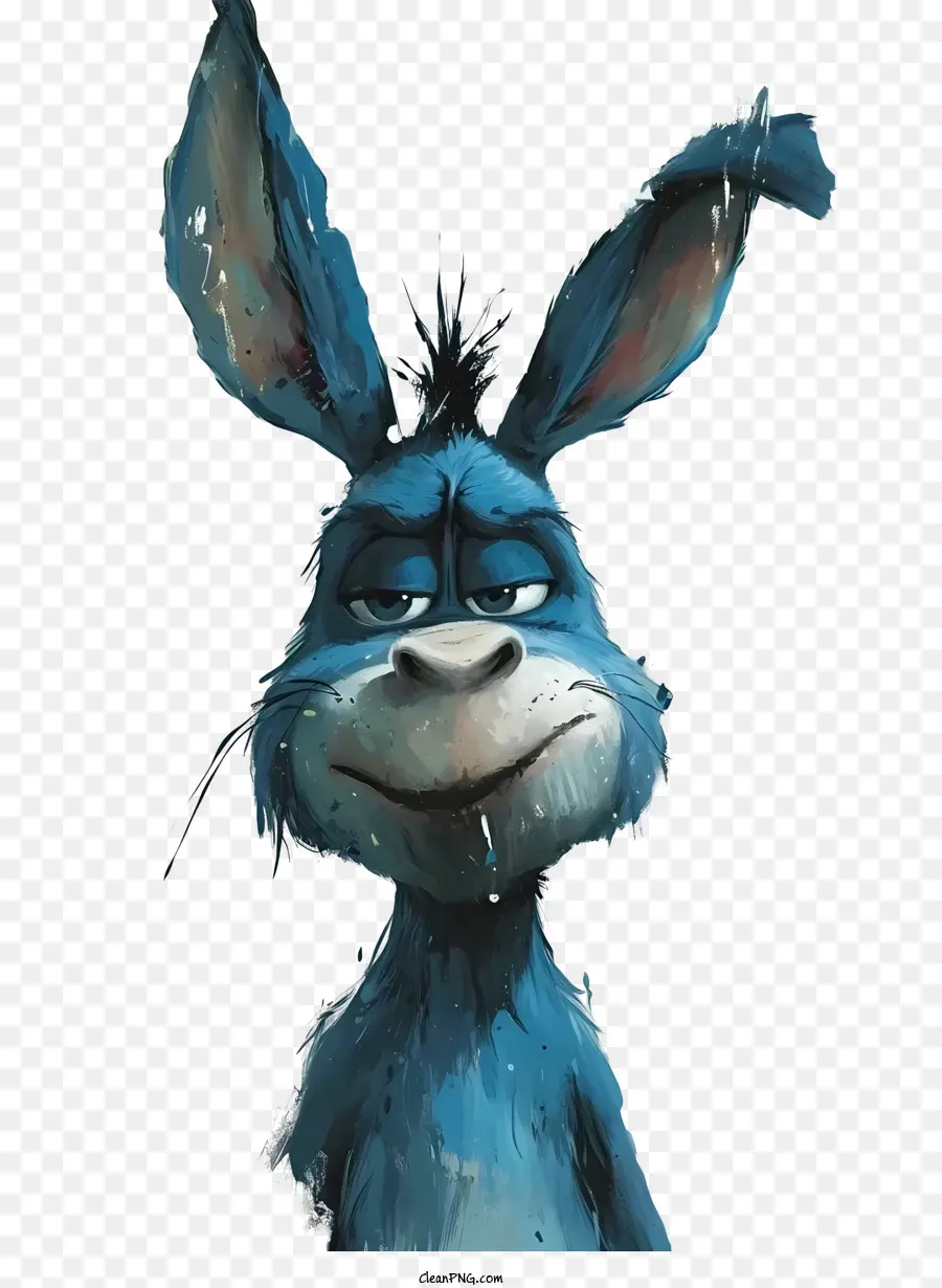 Burro，Coelho Azul PNG