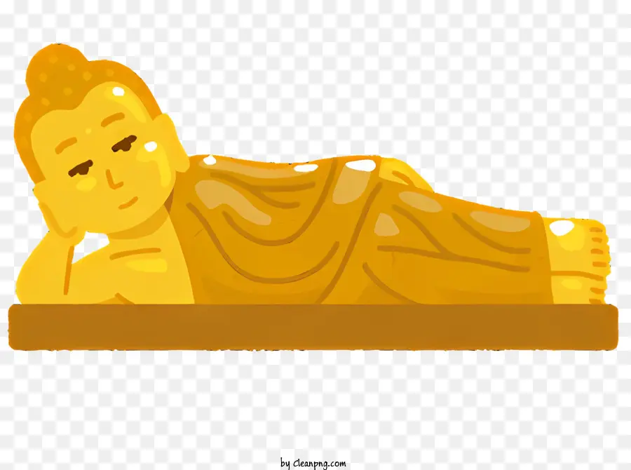 Buda，A Estátua De Ouro PNG