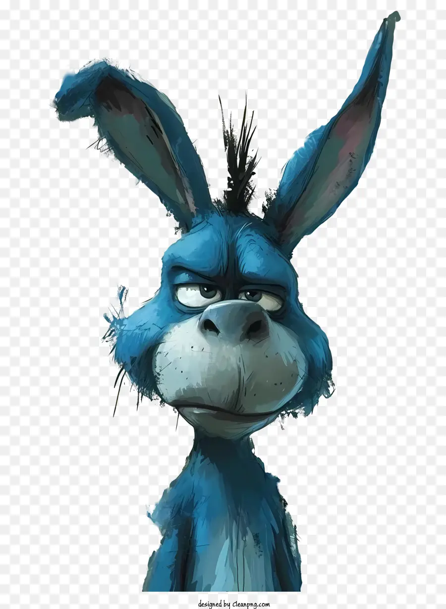 Burro，Coelho Azul PNG