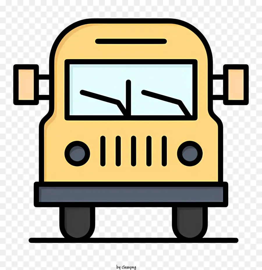 Ícone Da Educação Moderna，ônibus Escolar PNG
