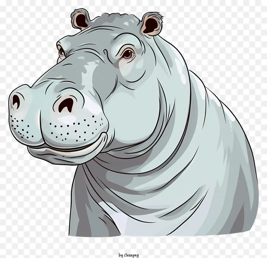 Hippo，Hipopótamo PNG