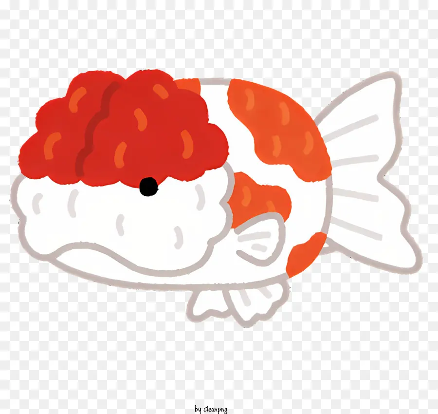 Peixe，Peixinho Dourado Oranda PNG