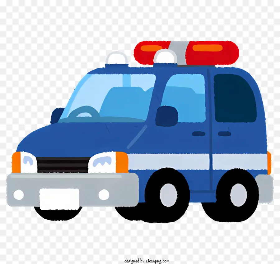 Cartoon Carro，O Carro De Polícia PNG