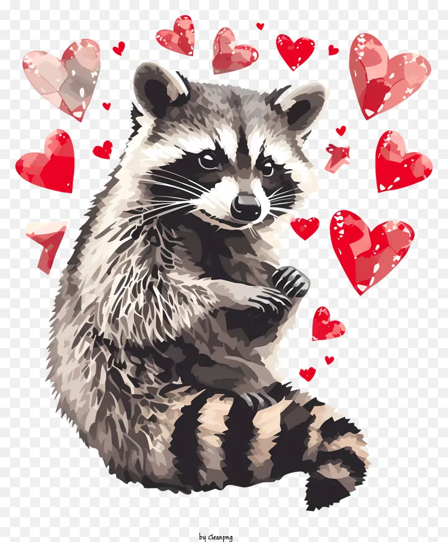 Valentine Raccoon，Guaxinim PNG