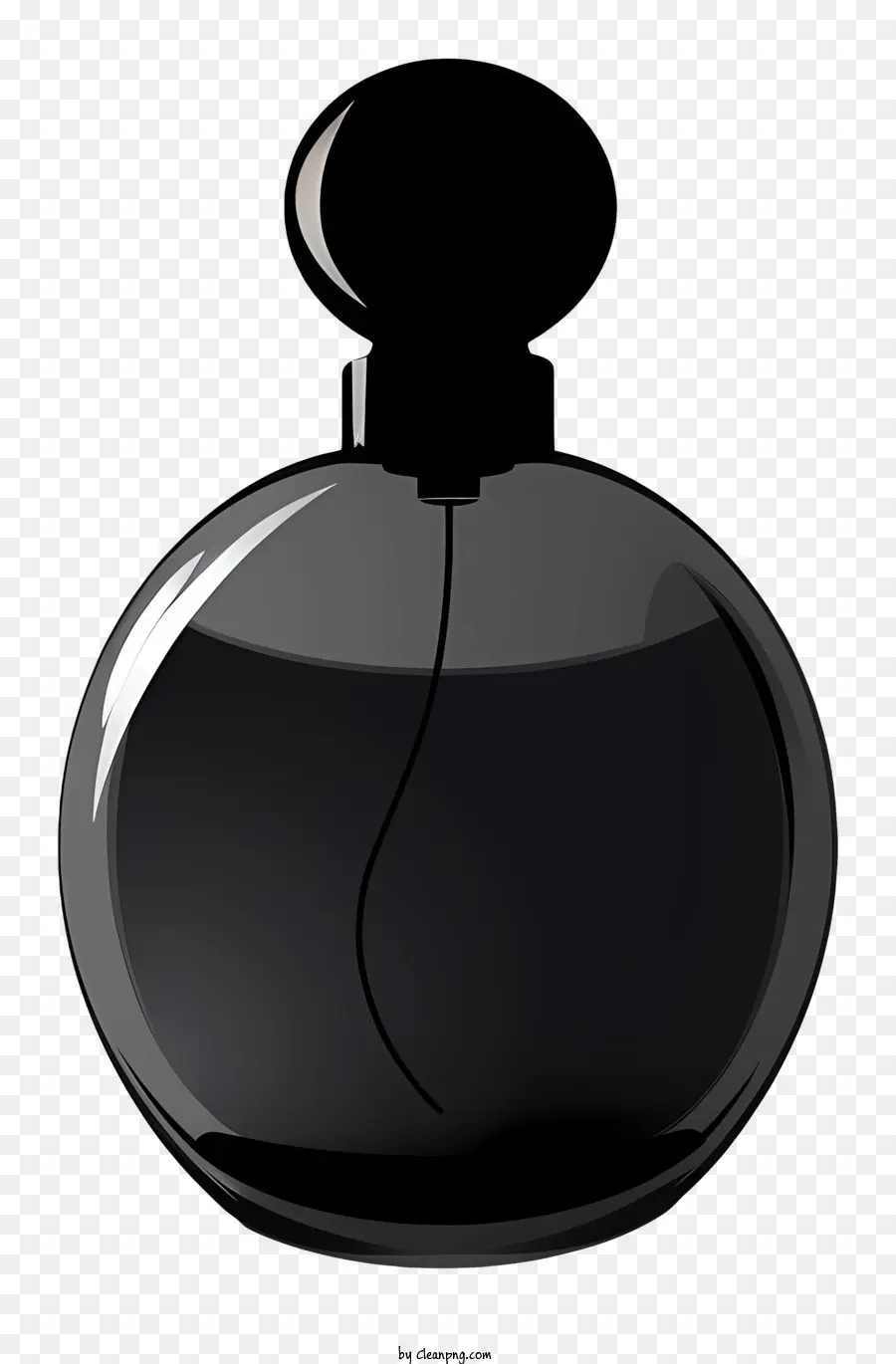 Frasco De Perfume，Garrafa Preta PNG