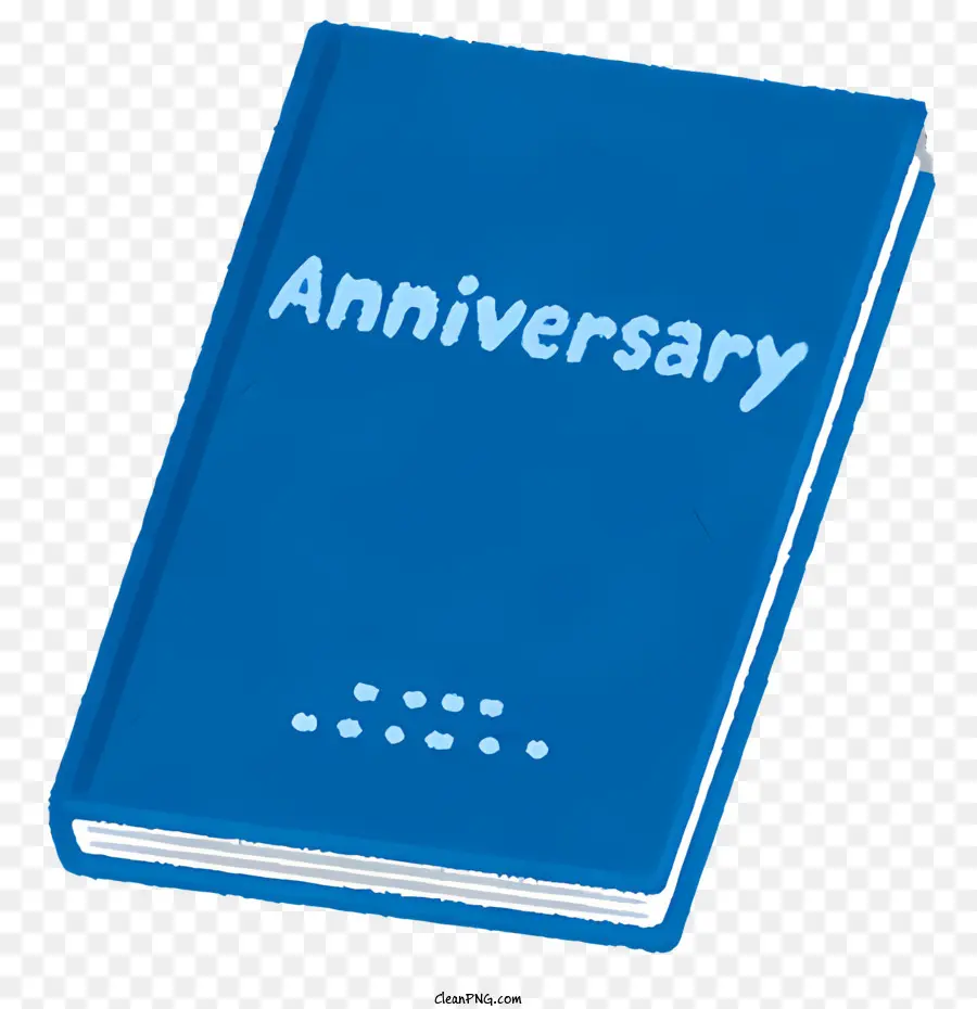 Livro De Aniversário，Livro Azul PNG