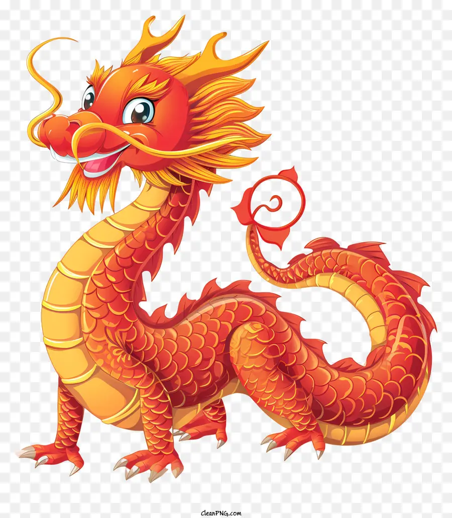 Ano Novo Chinês，Dragão Chinês PNG