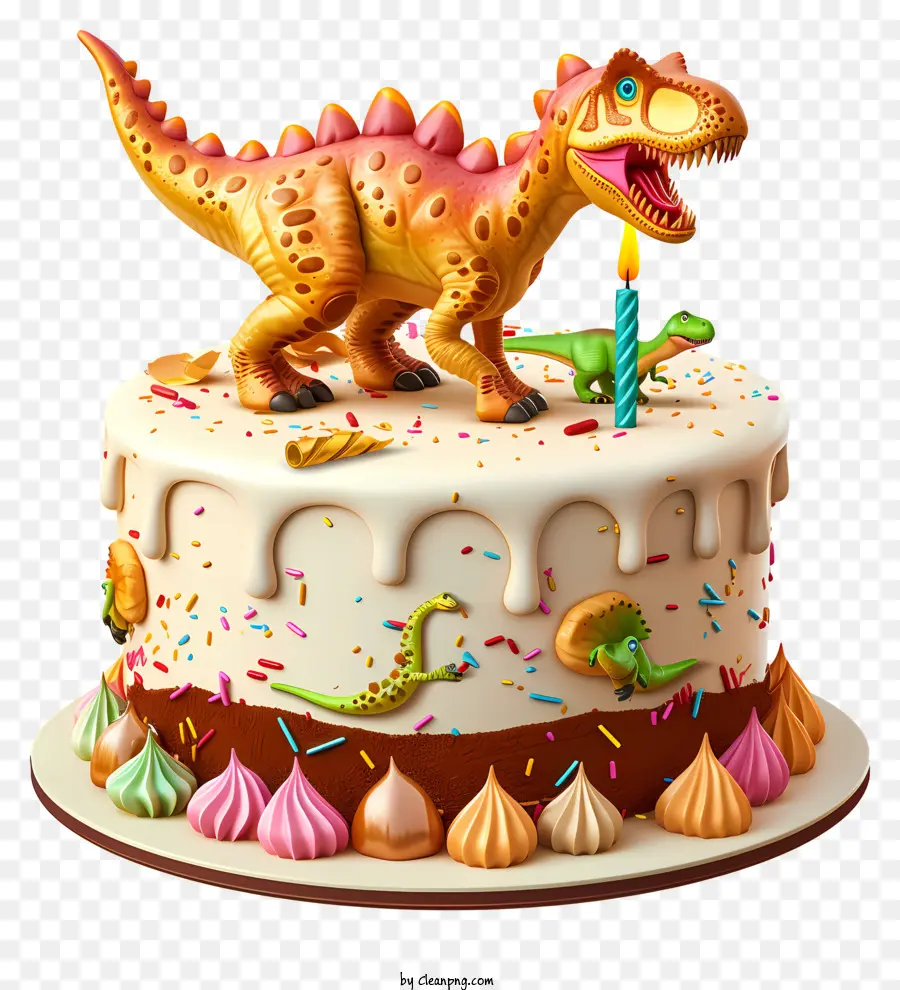 Bolo De Aniversário De Dinossauro，Dinossauro PNG