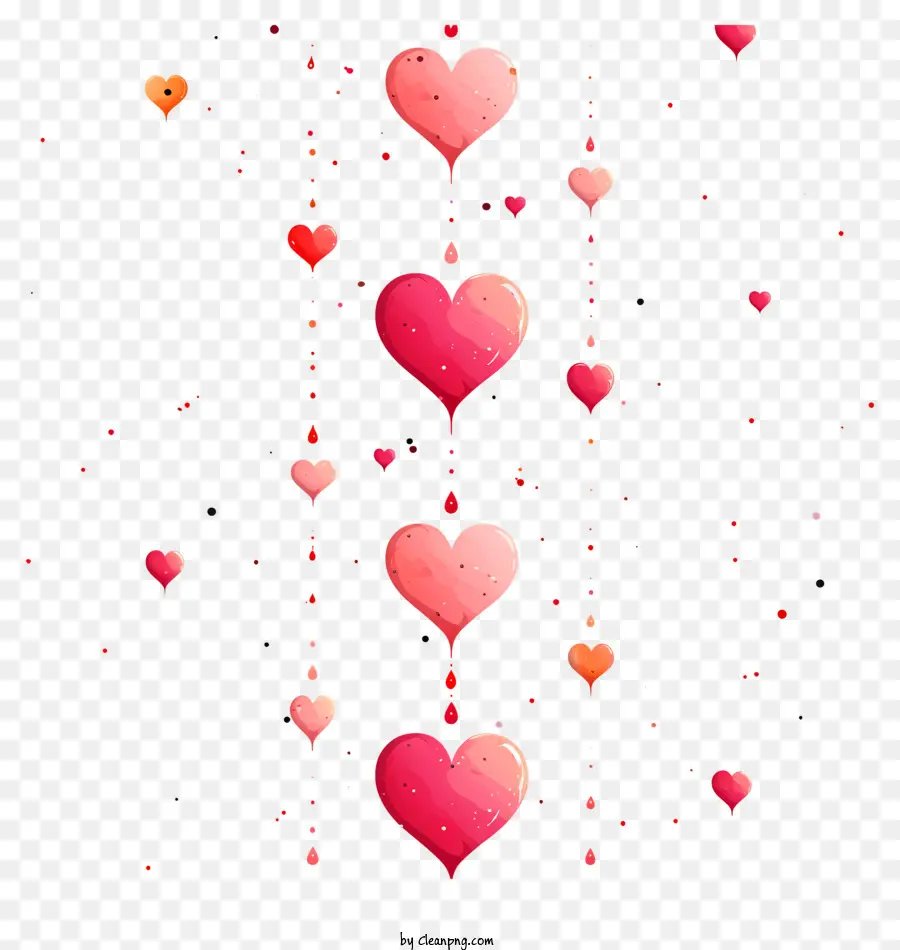 Fundo Do Padrão Cardíaco，Decorações Do Dia Dos Namorados PNG