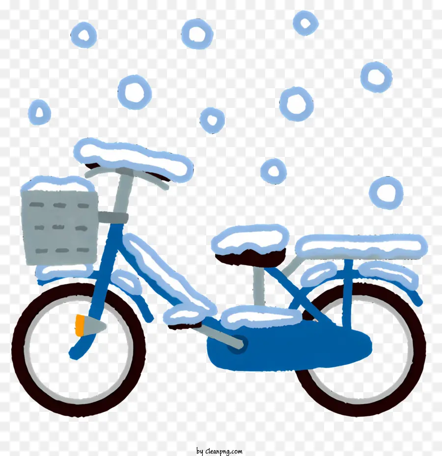 Moto De Neve，Bicicleta Com Neve PNG