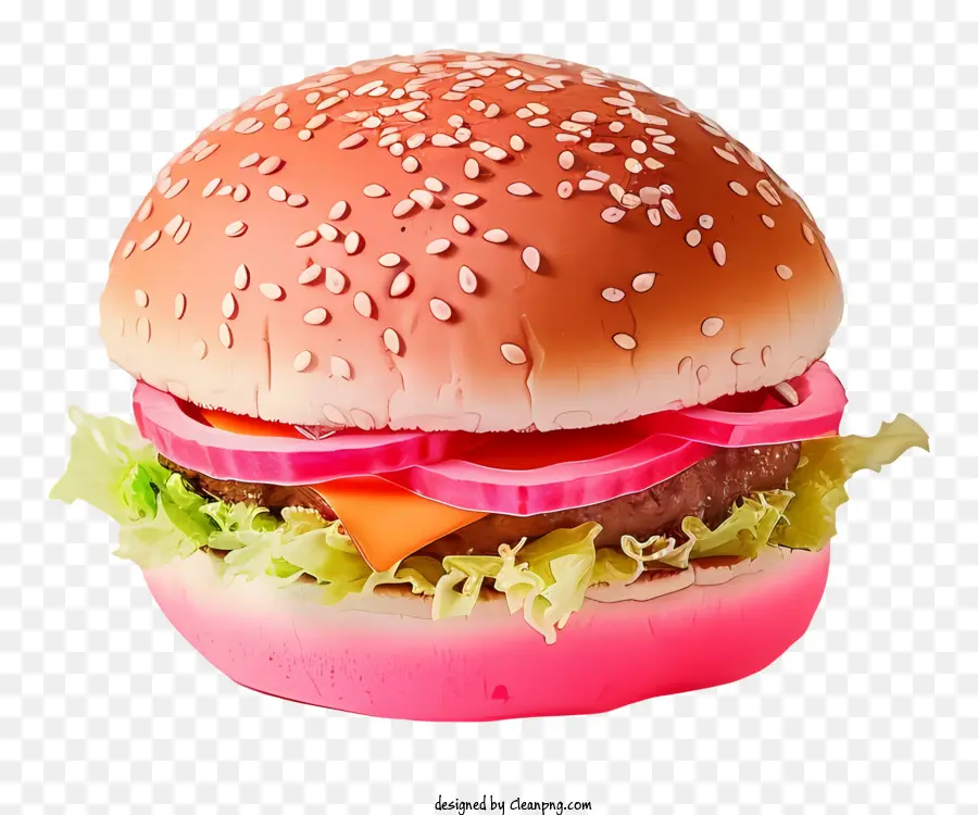 Hamburger，Alface PNG