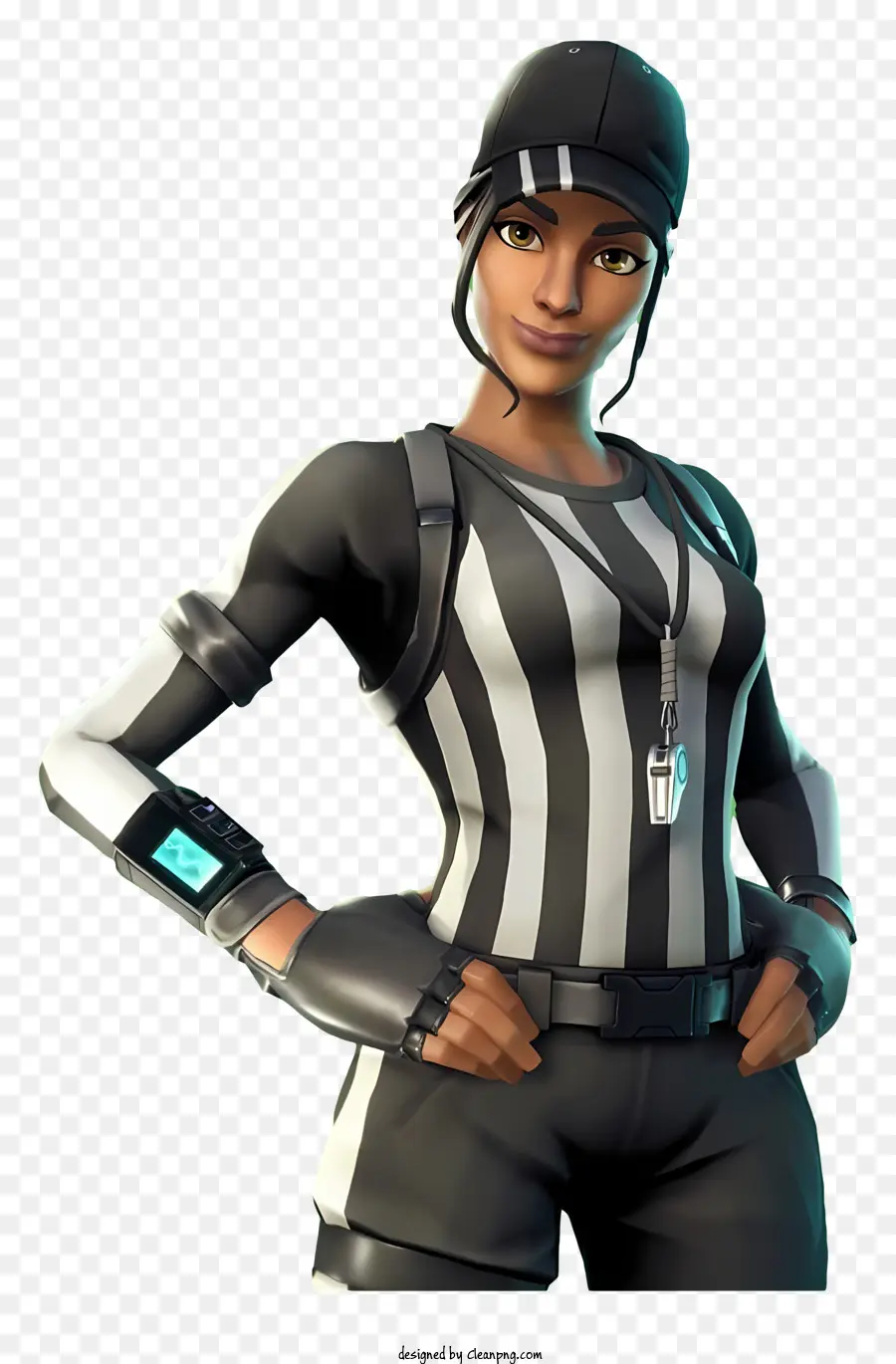 Fortnite，Árbitra Feminina PNG