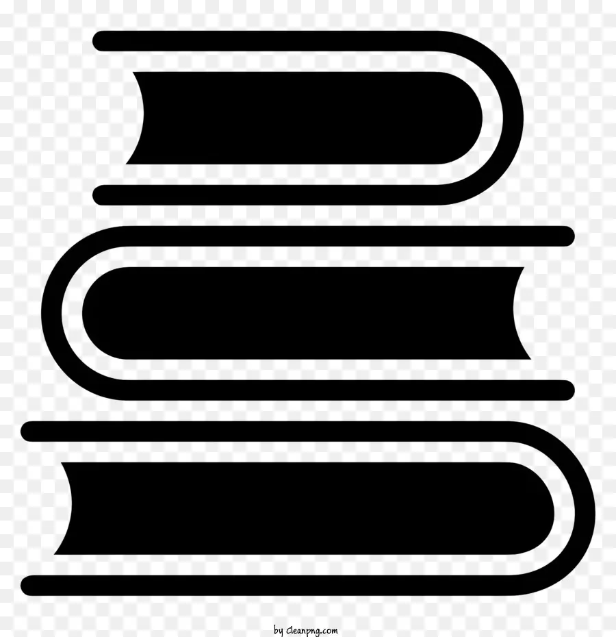 Livro De Logotipo，Black Background PNG