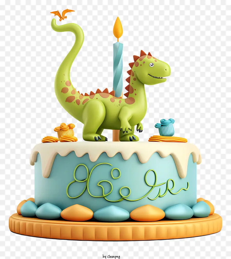 Bolo De Aniversário De Dinossauro，Bolo De Aniversário PNG