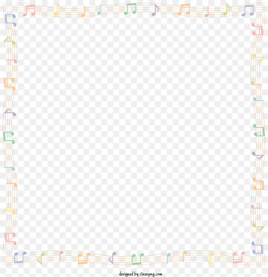 Quadro De Notas Musicais，Notas Musicais PNG