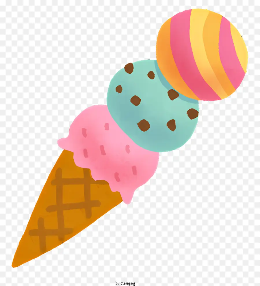 Sorvete，Cones De Sorvete PNG