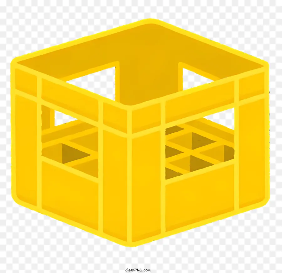 Bebida，Caixa De Papelão Amarelo PNG