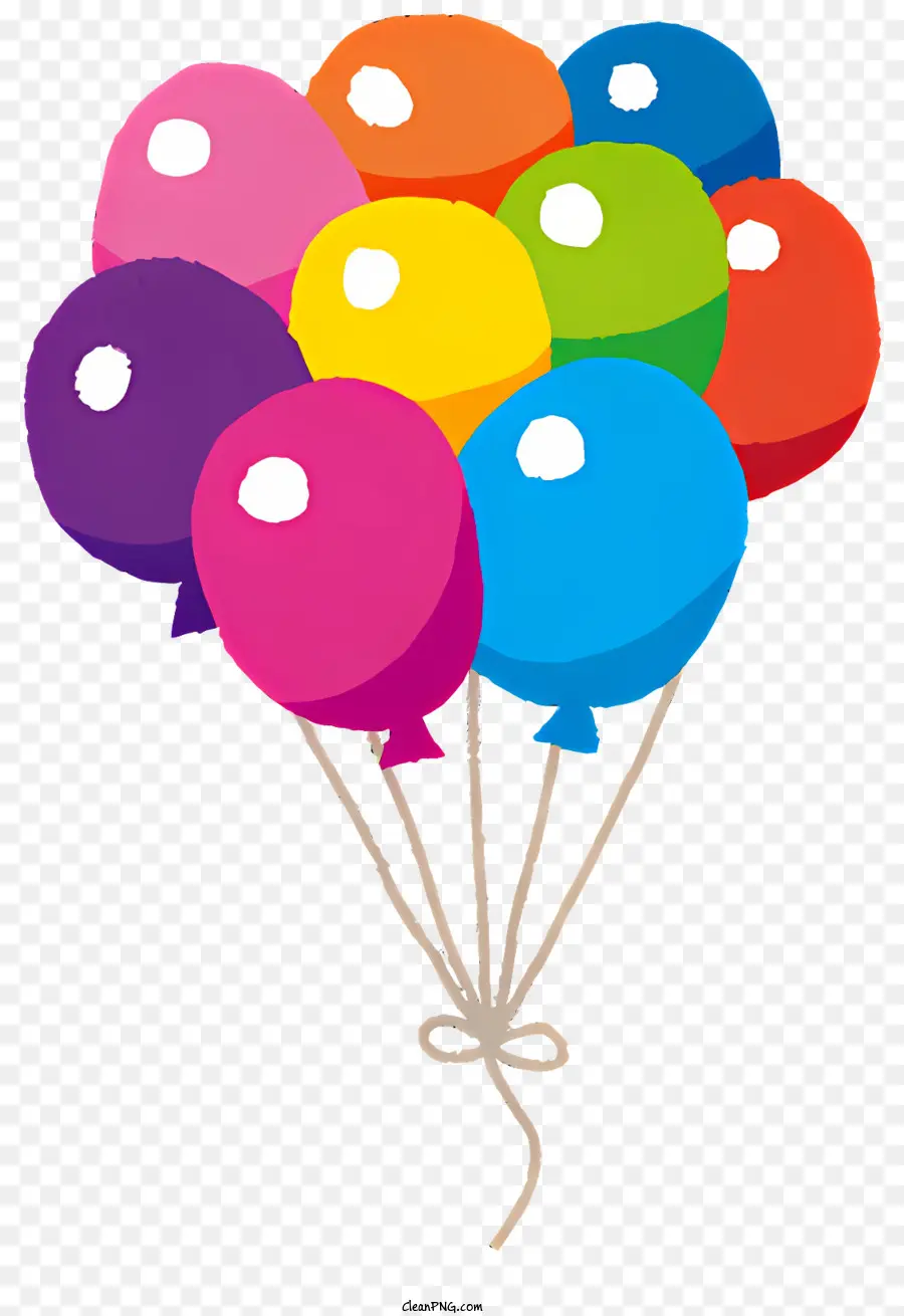Balão，Balões Coloridos PNG