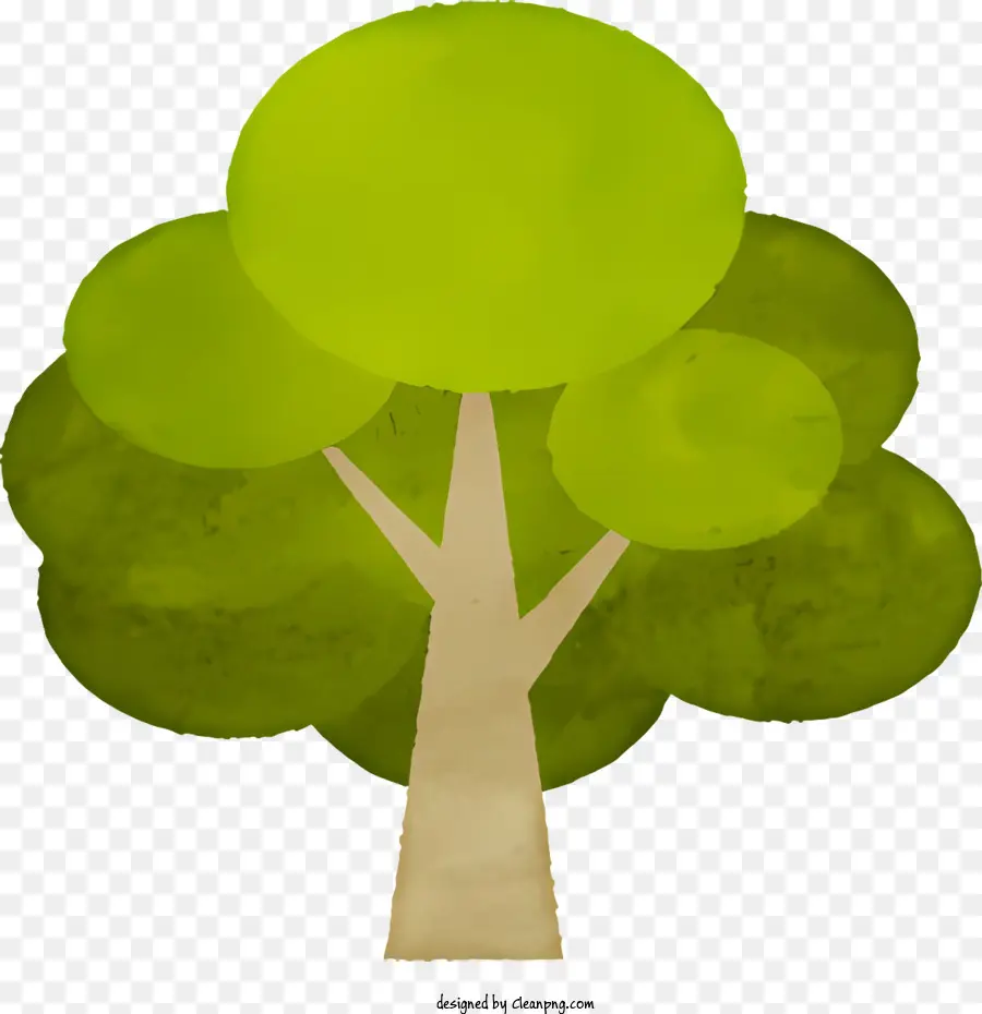 Cartoon árvore，árvore PNG
