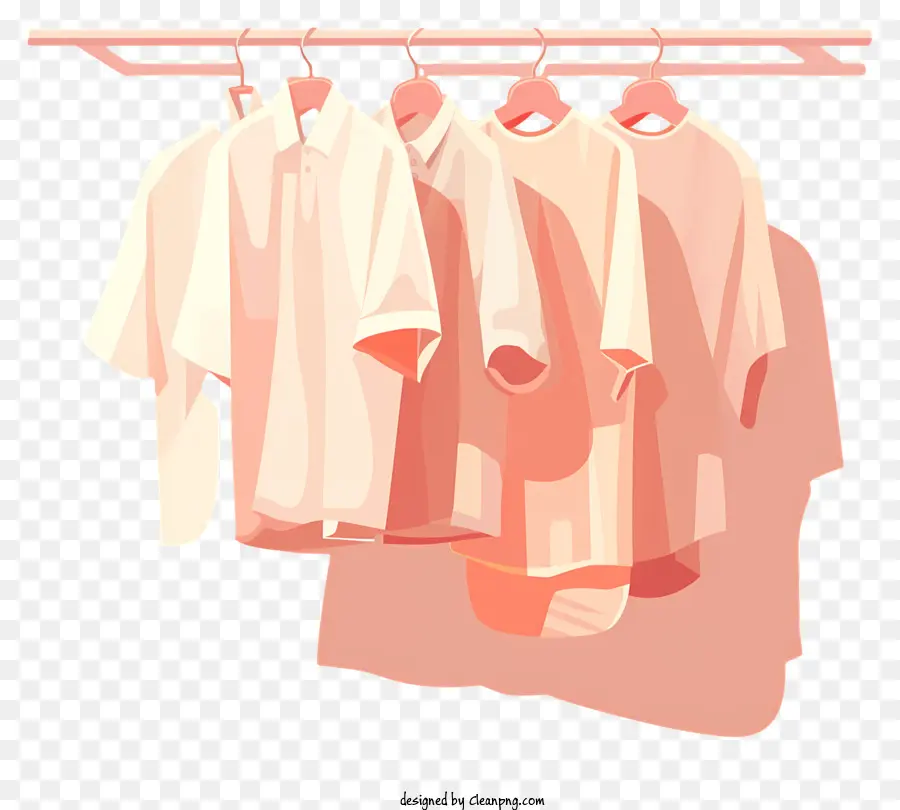 Camisas Penduradas No Rack，Manequim PNG