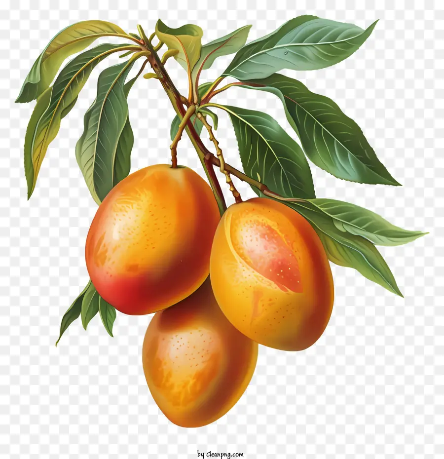 Mango，Pêssego PNG