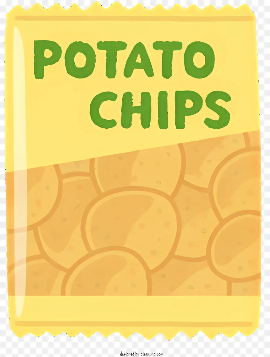 Batata Chips，Batatas Fritas Amarelas E Brancas PNG