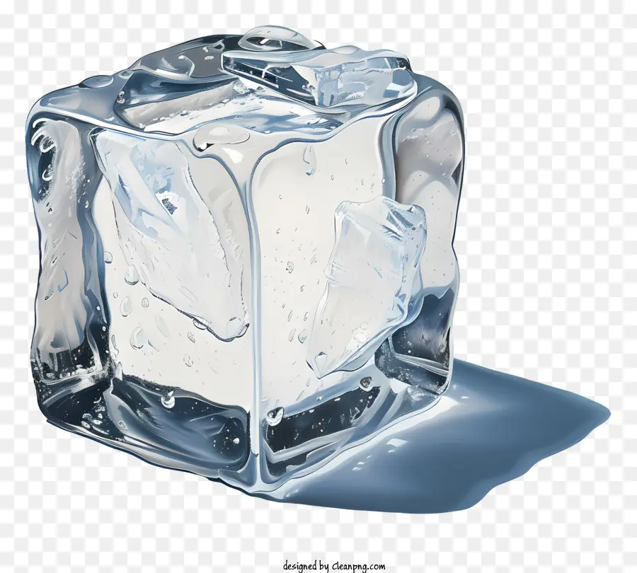 Cubo De Gelo，Claro Gelo PNG