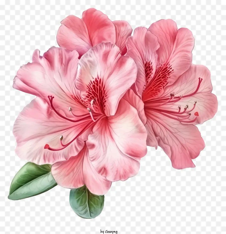 Flor De Azalea Elegante Realista，Flores De Azaléia PNG