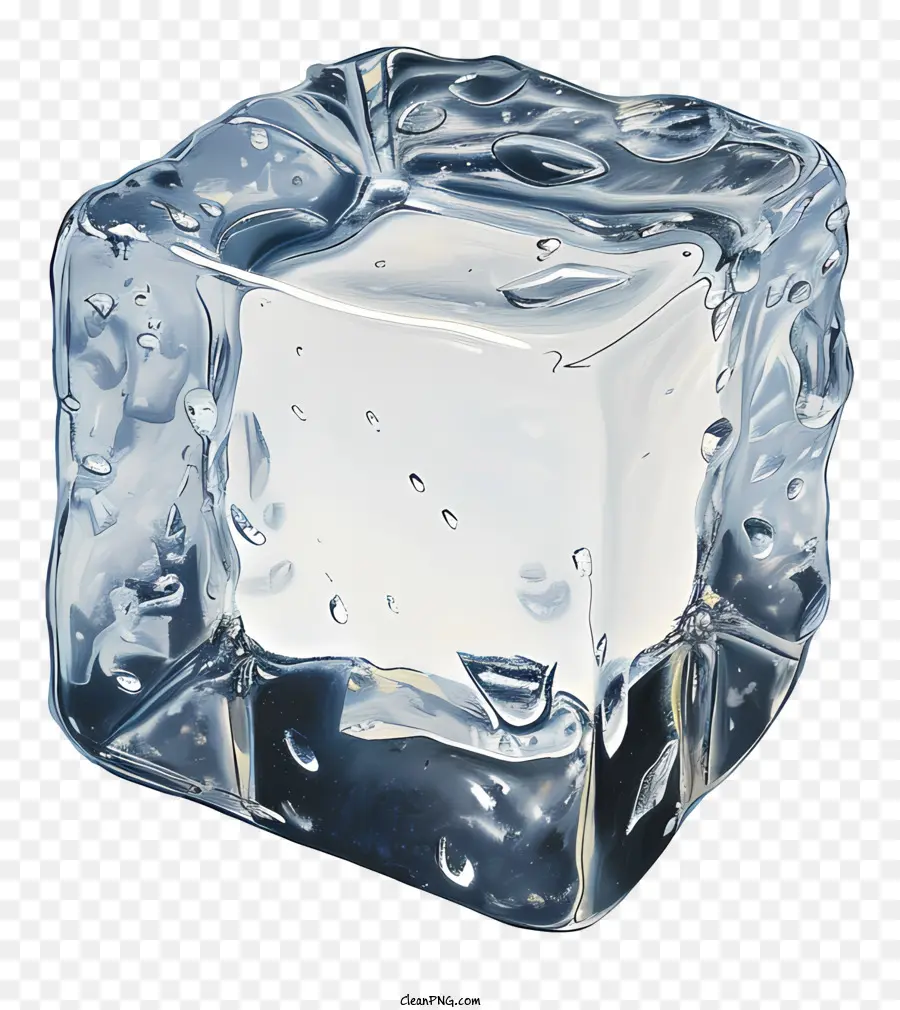 Cubo De Gelo，Cubo De Gelo Transparente PNG