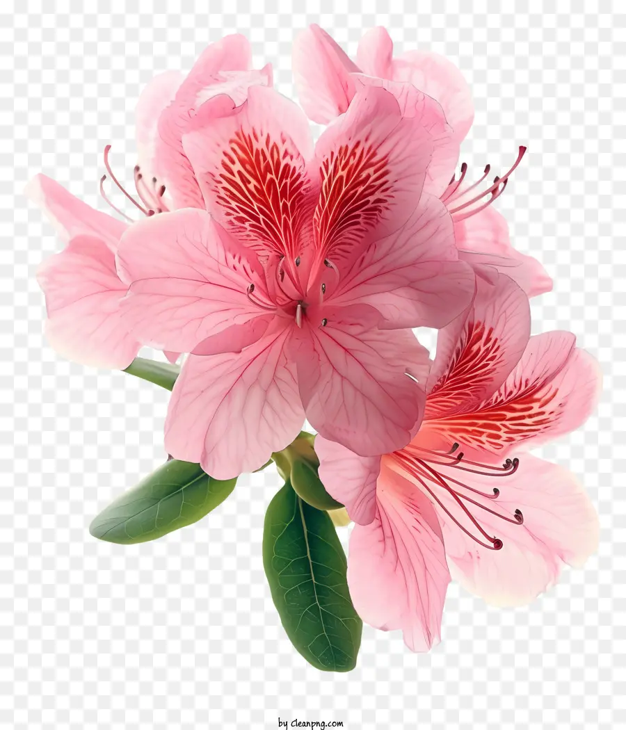Flor Azalea，Rododendro Rosa PNG
