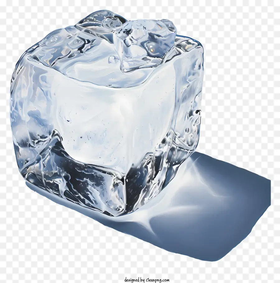 Cubo De Gelo，Gotas De água Congeladas PNG