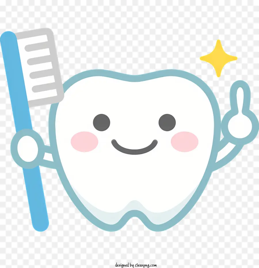 Dente，Desenho Animado Da Escova De Dentes PNG