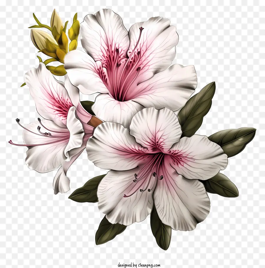 Flor De Azalea Elegante E Elegante，Rododendro PNG