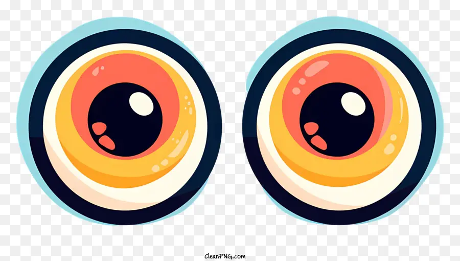 Googly Dos Olhos，De Olho Azul PNG