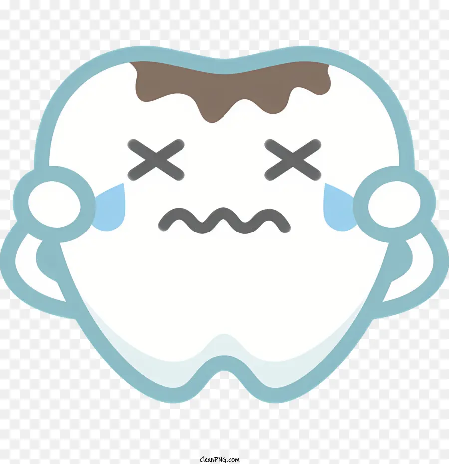 Dente，Desenho Animado De Dente Triste PNG