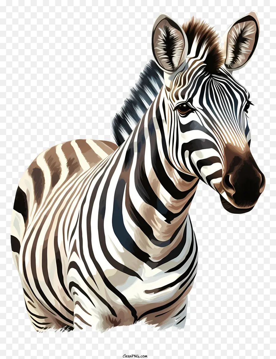 Zebra，Fotografia Em Preto E Branco PNG