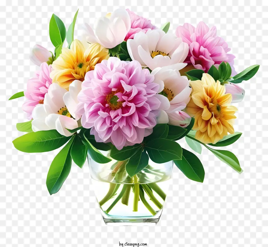 ícone Elegante De Arranjo De Flores，Vaso PNG