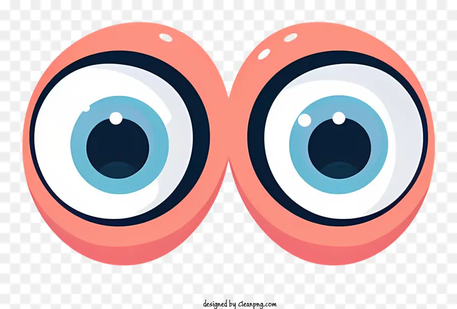 Googly Dos Olhos，Os Olhos Cor De Rosa PNG