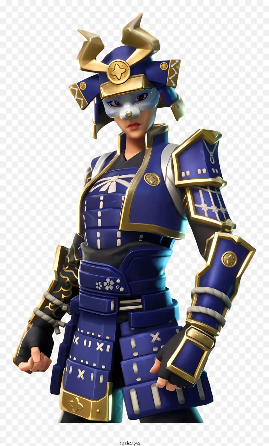 Fortnite，Samurai Azul PNG