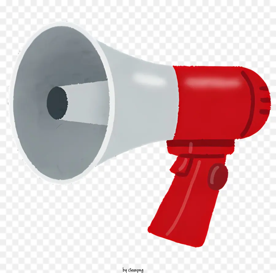 Megafone，Vermelho E Branco PNG