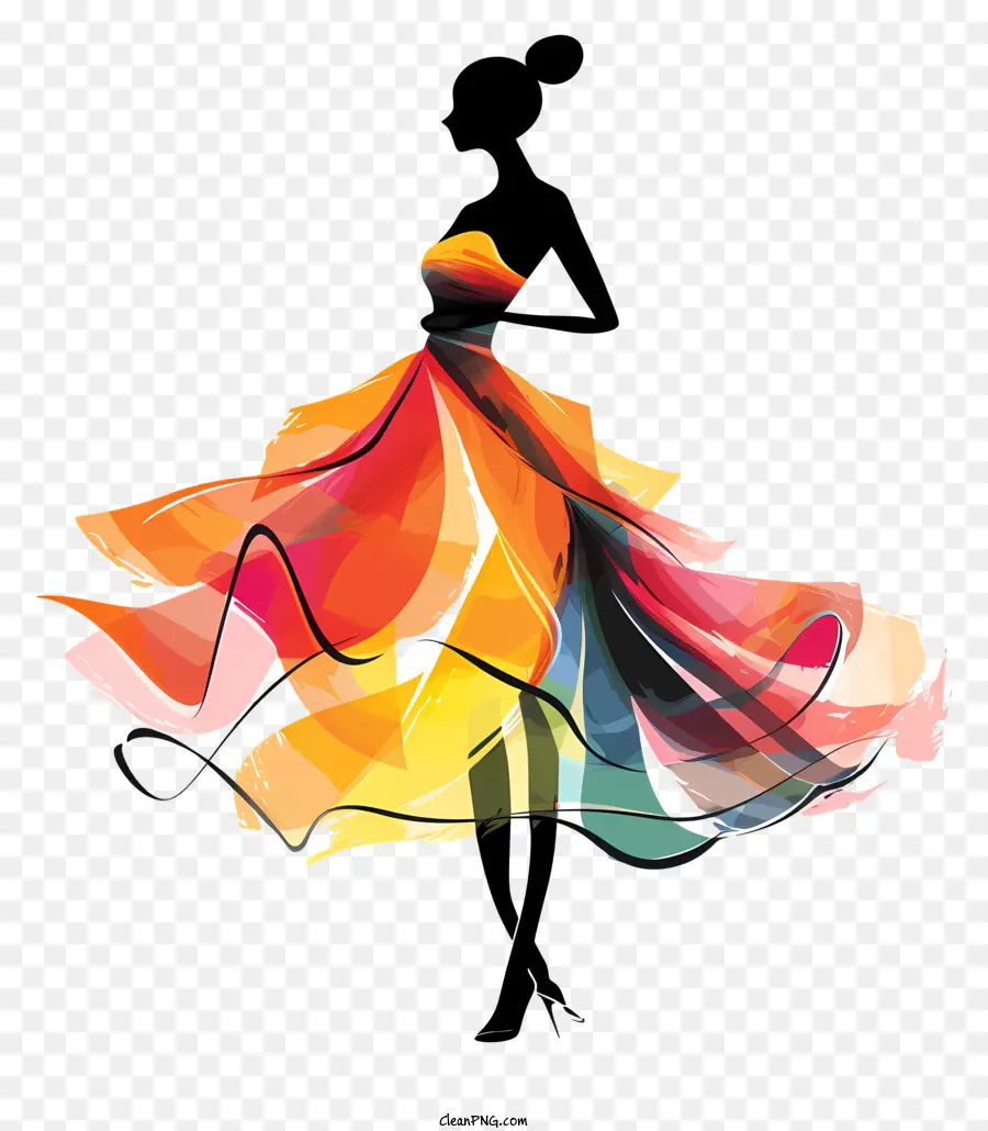 Dia Do Vestido，Vestido Colorido PNG