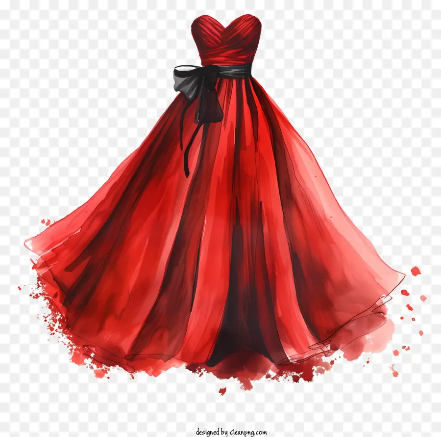 Dia Do Vestido，Vestido Vermelho PNG