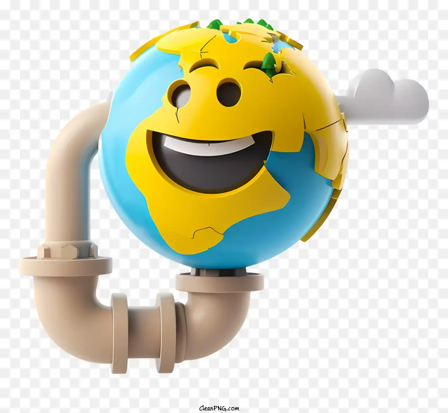 Dia Do Encanamento Mundial，Terra Sorridente PNG