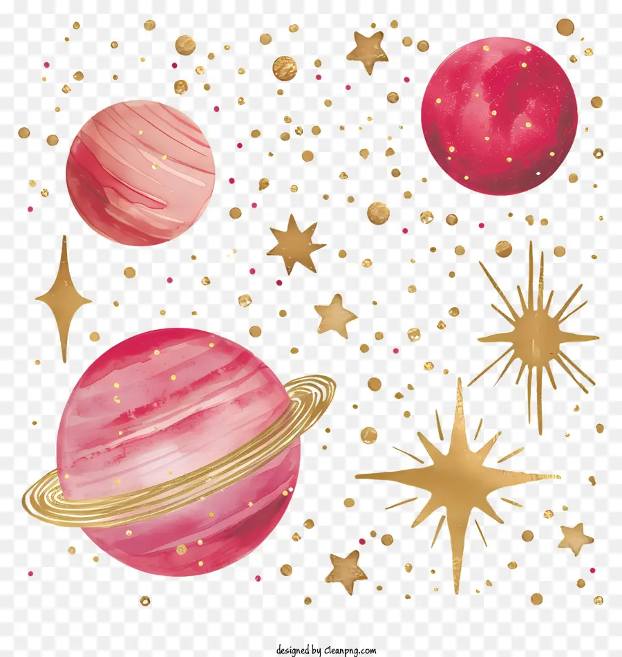 Galaxy Planeta，Aquarela Galaxy PNG